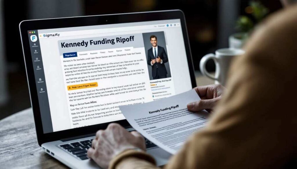 Kennedy Funding Ripoff Report page.